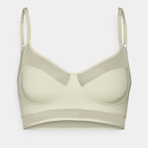 Heist Sheer Bralette and Sheer Brief Set in Sage - Picture 6 of 10